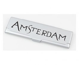 Obal na King Size papírky - Amsterdam, stříbrný