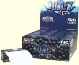 Papírky Juicy Jay's Rolls, Borůvka, 5m v balení | box 24ks