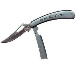 Large Hemp cutter - nůž na byliny, velký