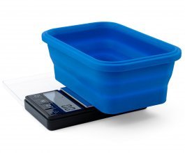 Váha On Balance Blue Collapsible Silicone Bowl Scale 1000g/0,1g