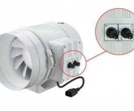 Ventilátor s termostatem Vents/Dalap 315 U-T, 1760/2350m3/h