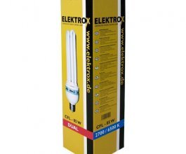 Úsporná CFL lampa ELEKTROX 85W, na růst i květ - VYRAZENO!