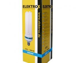 Úsporná CFL lampa ELEKTROX 200W, na růst